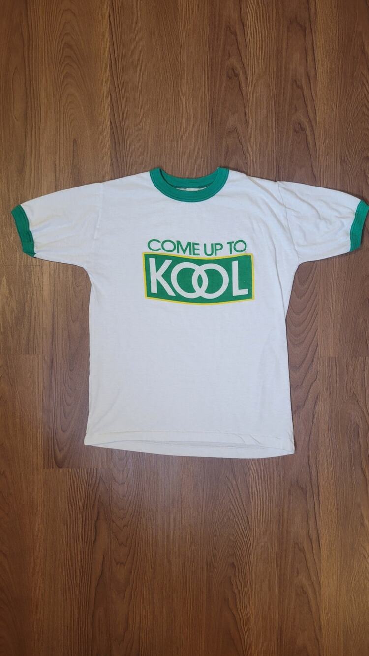 Vintage 80s Kool Cigarettes Ringer Tee